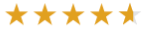 4.7 star customer review