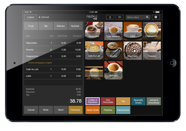 Rezku POS iPad