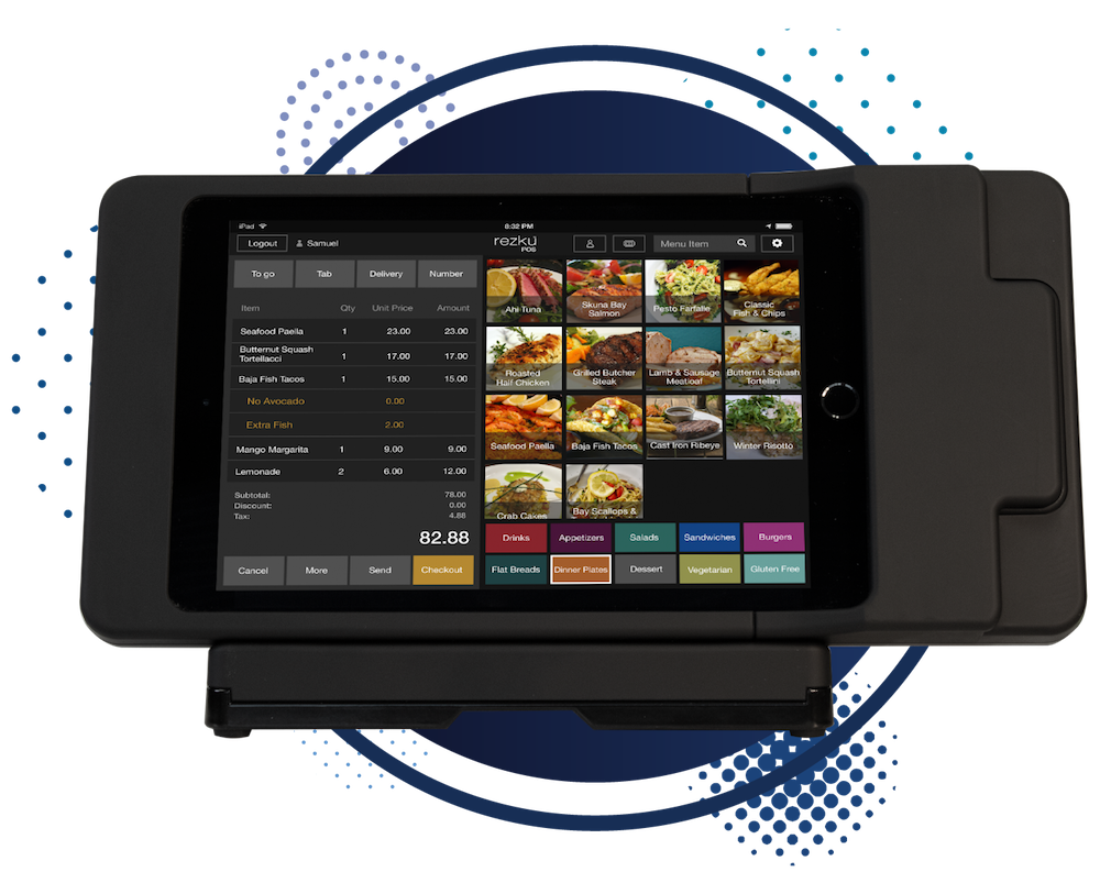 Rezku Ready is both table side ordering and a counter POS system.