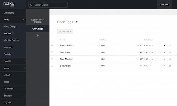 modifier list rezku pos