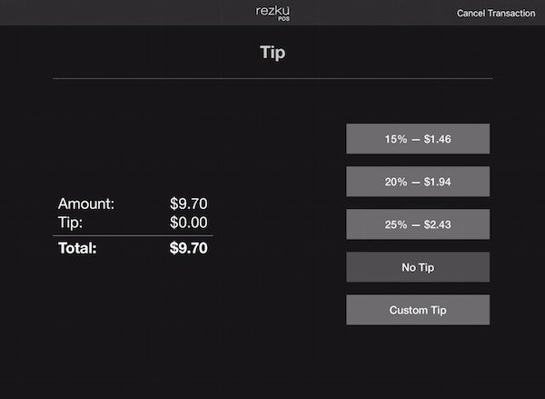 cash transaction tip