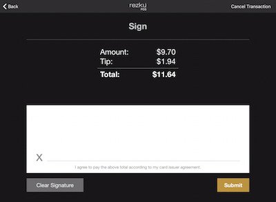 sign on screen