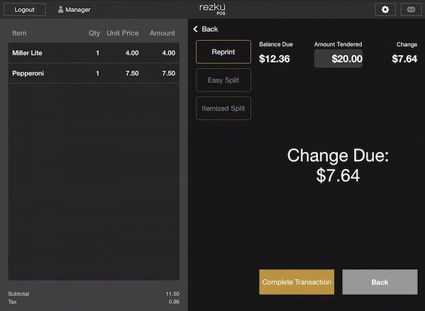 change due