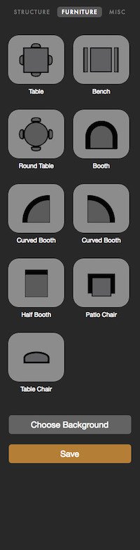 floor plan furniture objects