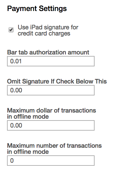 backoffice general settings