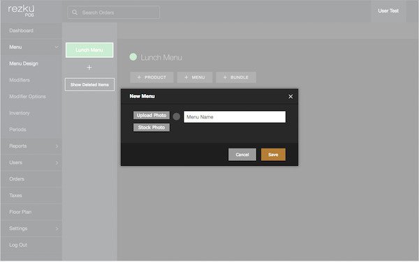 sub menu form example