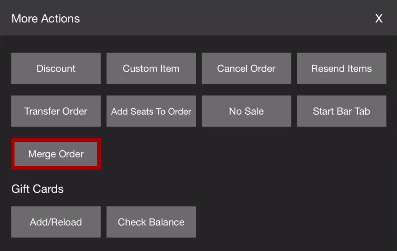 merging orders