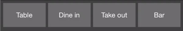 service type option closeup
