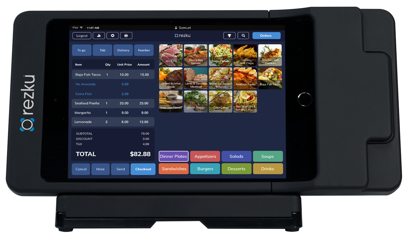 Rezku Ready table-side ordering and payments